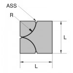Ecksteinstanzen halb Typ ESS2